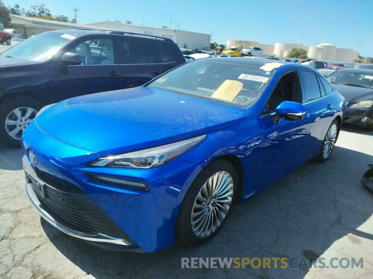 2 Photograph of a damaged car JTDAAAAA8MA001492 TOYOTA MIRAI 2021