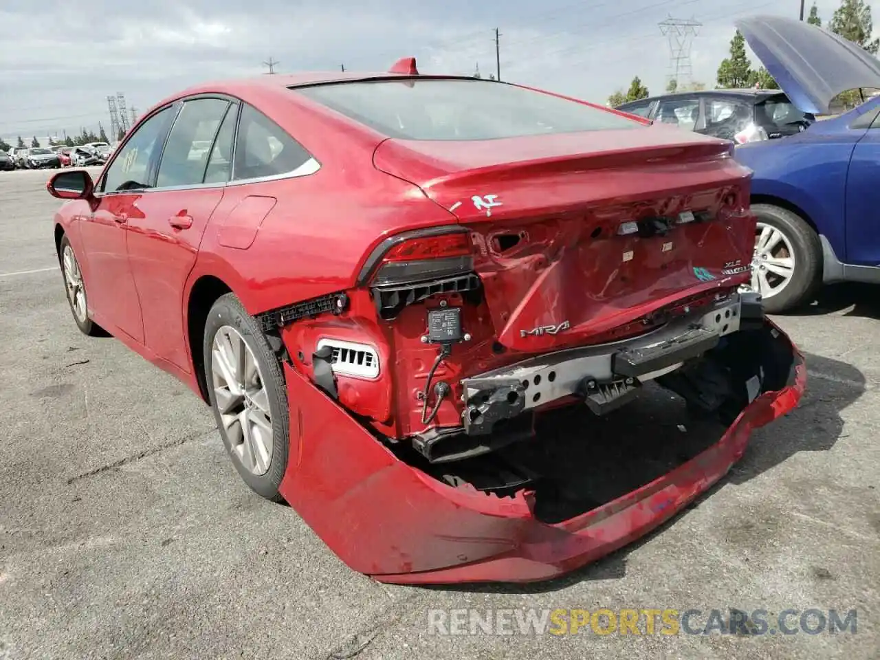 3 Photograph of a damaged car JTDAAAAA8MA002139 TOYOTA MIRAI 2021