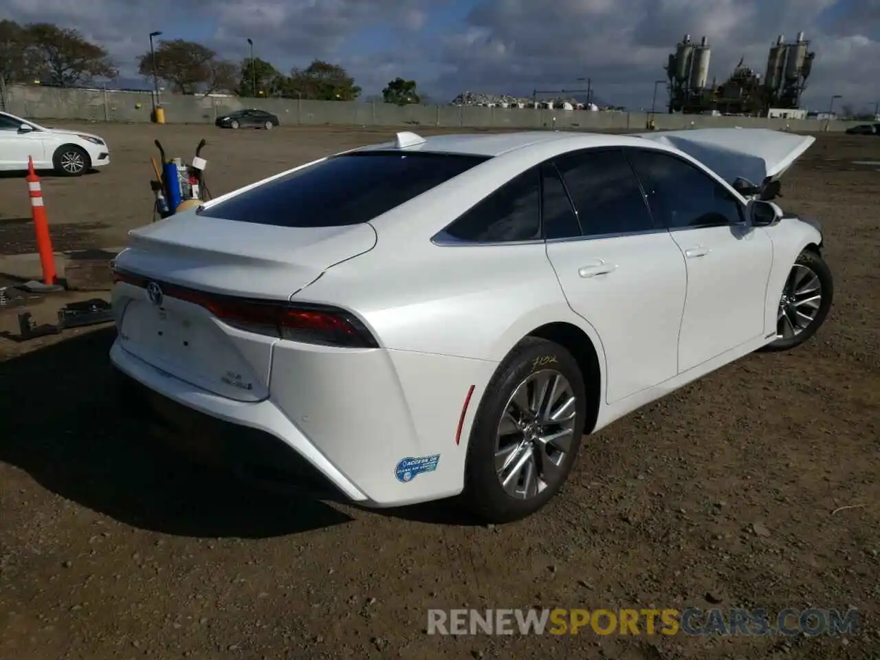 4 Photograph of a damaged car JTDAAAAA9MA000397 TOYOTA MIRAI 2021