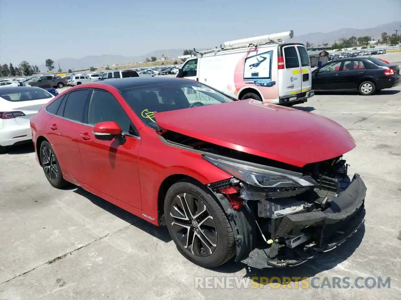 1 Photograph of a damaged car JTDAAAAA9MA001422 TOYOTA MIRAI 2021