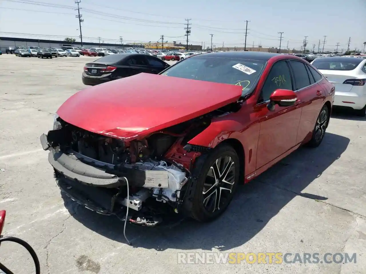 2 Photograph of a damaged car JTDAAAAA9MA001422 TOYOTA MIRAI 2021