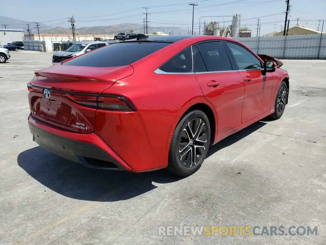 4 Photograph of a damaged car JTDAAAAA9MA001422 TOYOTA MIRAI 2021