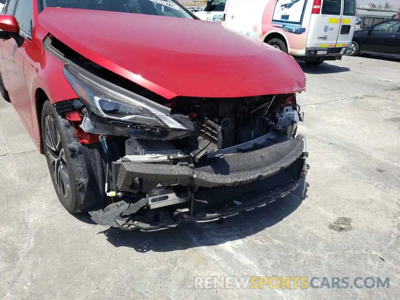 9 Photograph of a damaged car JTDAAAAA9MA001422 TOYOTA MIRAI 2021