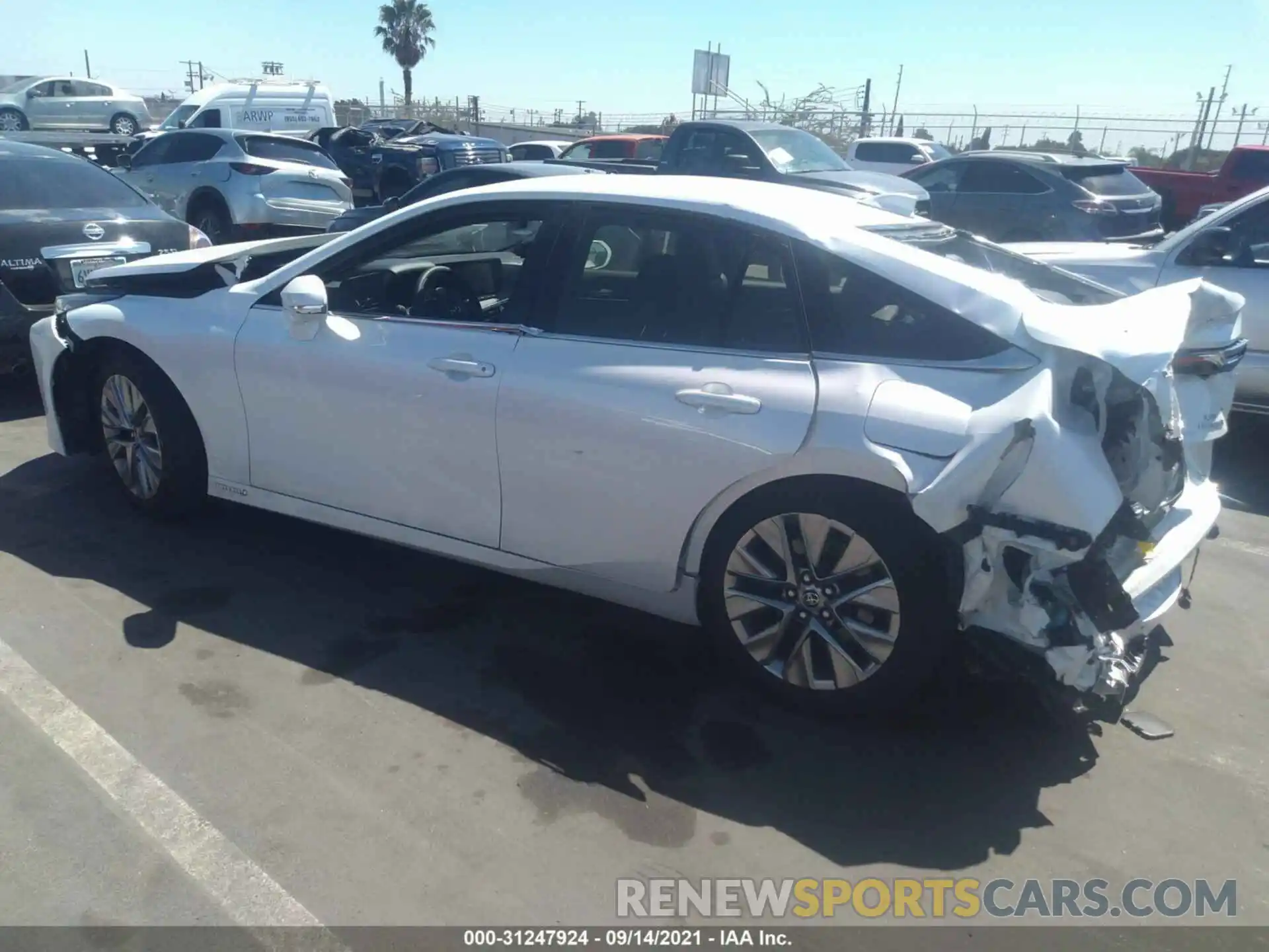 3 Photograph of a damaged car JTDAAAAA9MA002571 TOYOTA MIRAI 2021