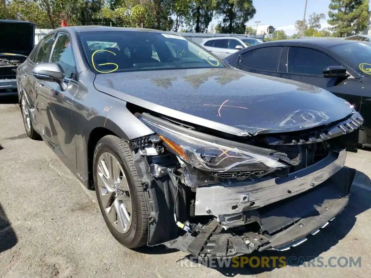 1 Photograph of a damaged car JTDAAAAA9MA003574 TOYOTA MIRAI 2021