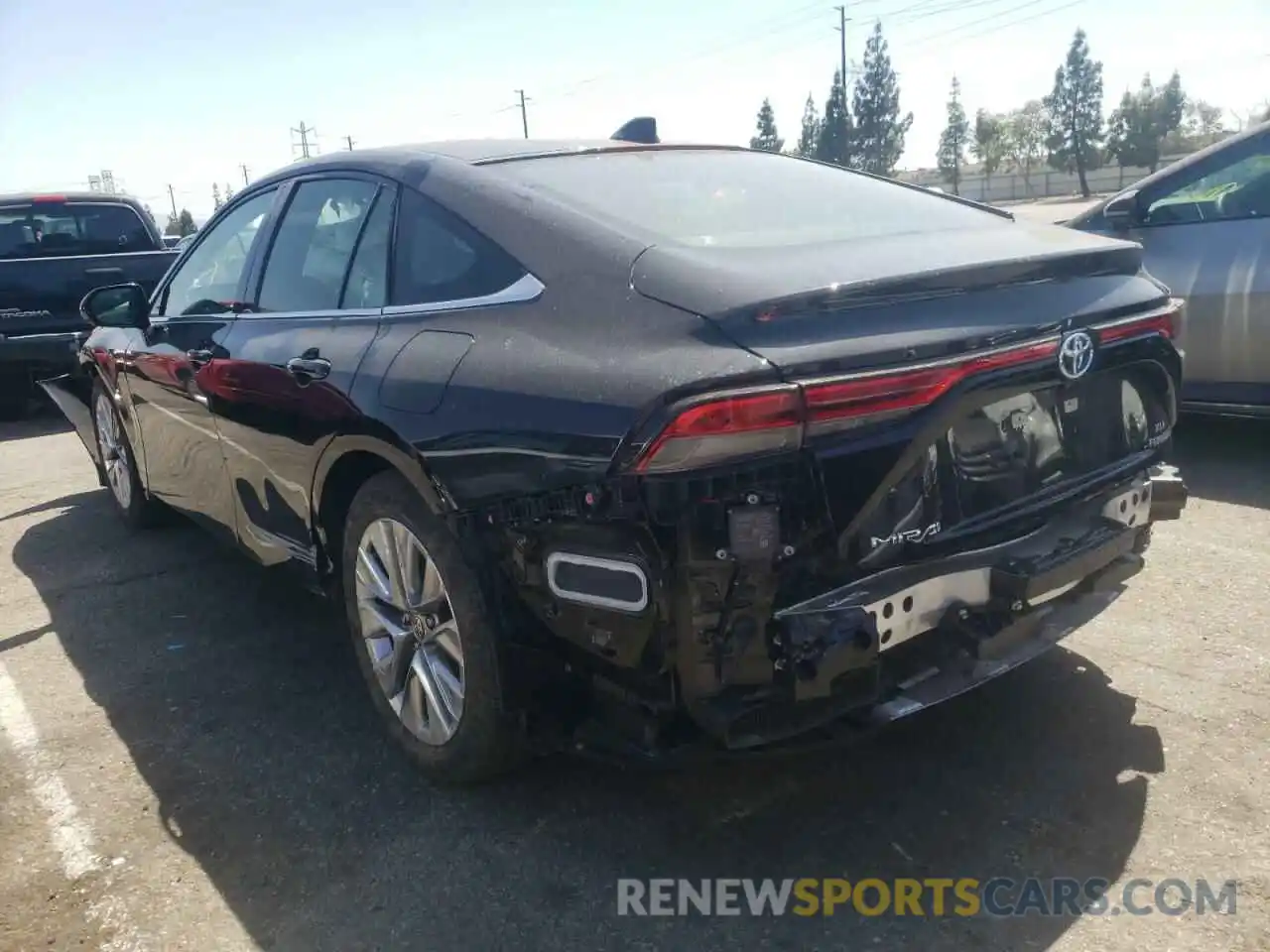 3 Photograph of a damaged car JTDAAAAAXMA003549 TOYOTA MIRAI 2021