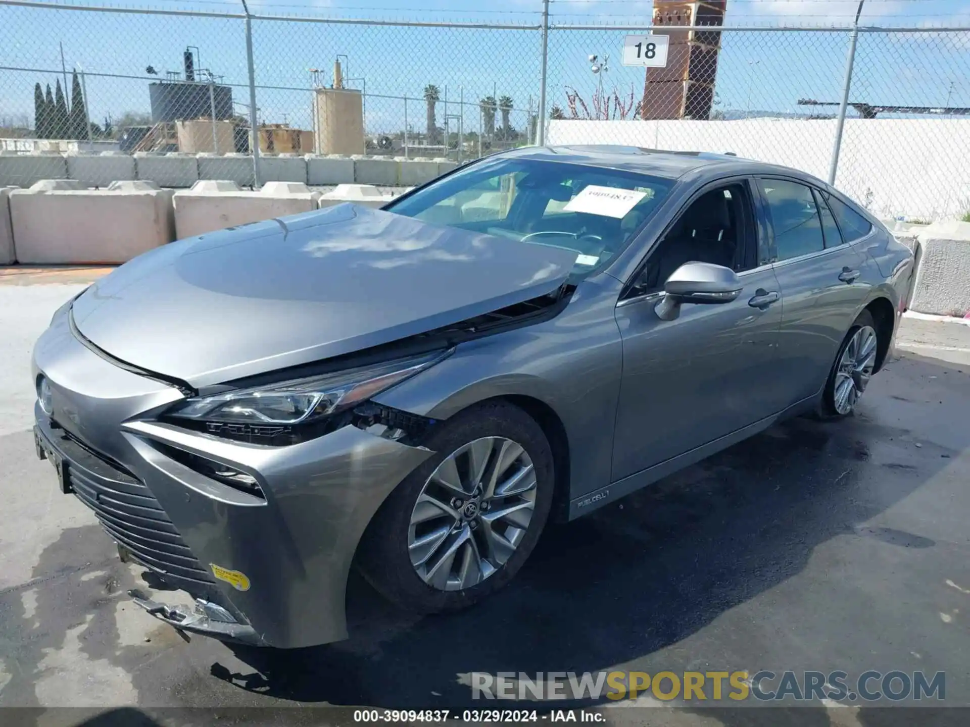 2 Photograph of a damaged car JTDAAAAA6NA004814 TOYOTA MIRAI 2022