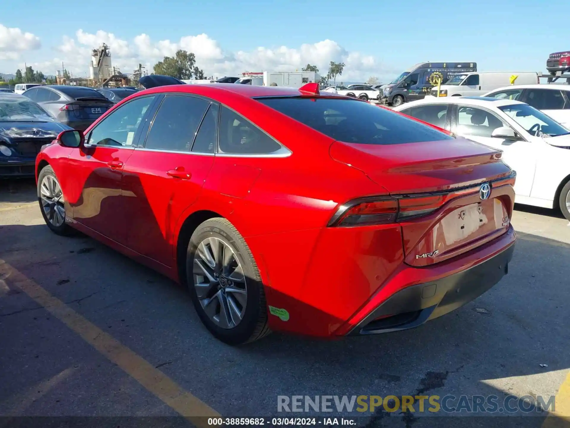 3 Photograph of a damaged car JTDAAAAA7NA007480 TOYOTA MIRAI 2022