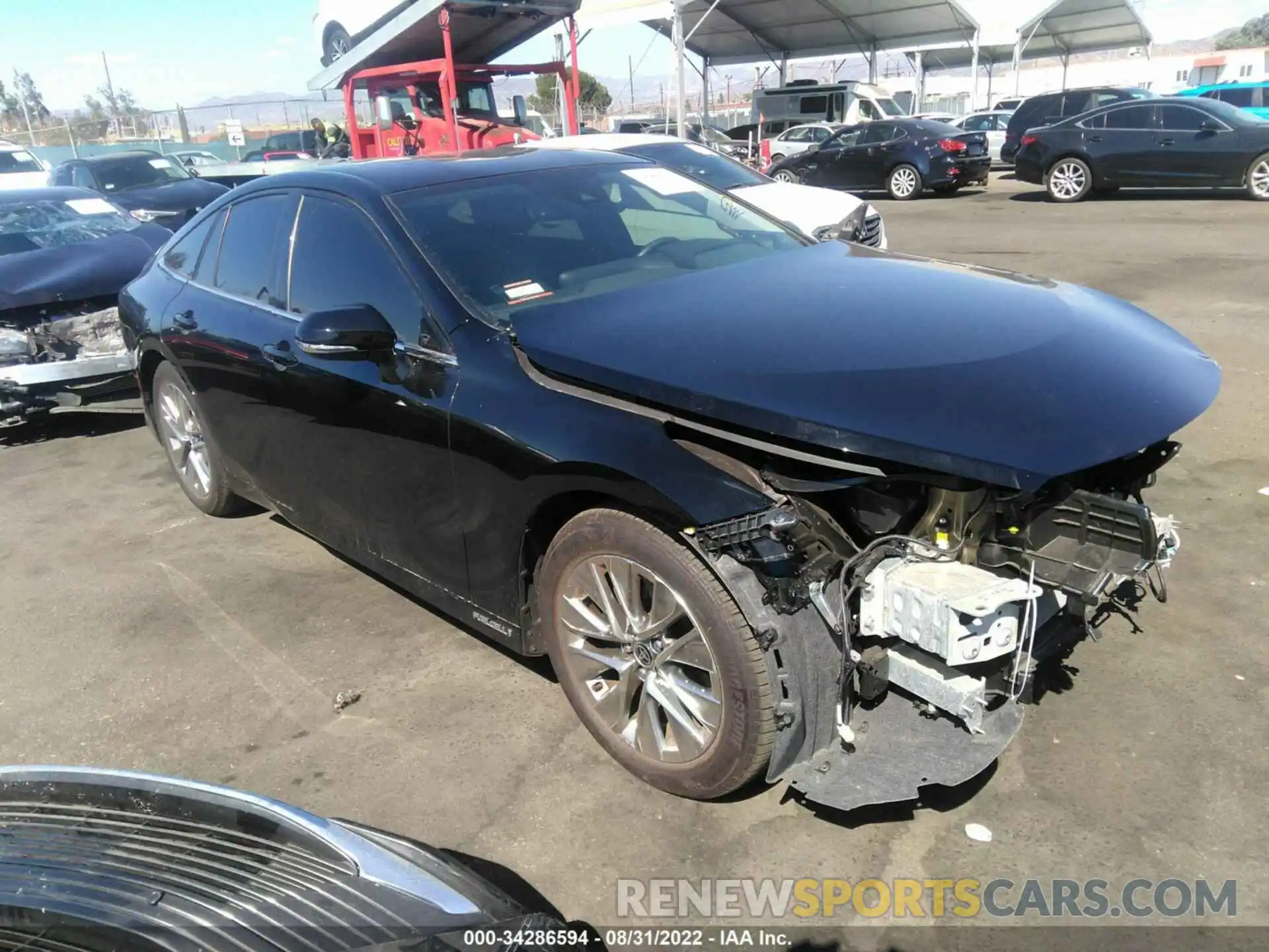 1 Photograph of a damaged car JTDAAAAA9NA005083 TOYOTA MIRAI 2022