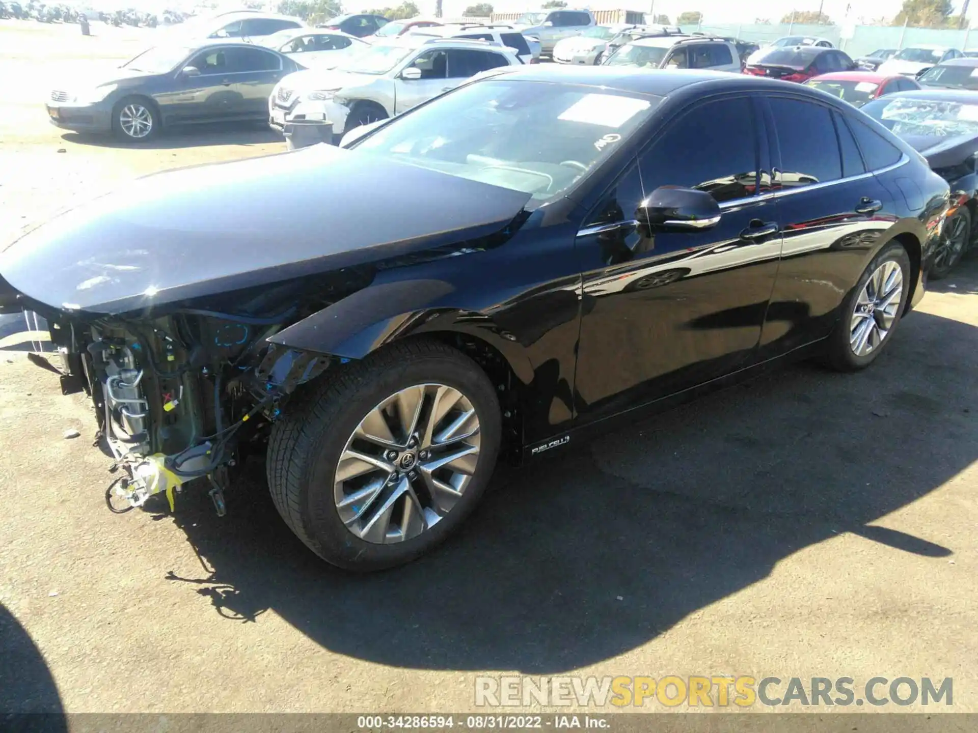 2 Photograph of a damaged car JTDAAAAA9NA005083 TOYOTA MIRAI 2022