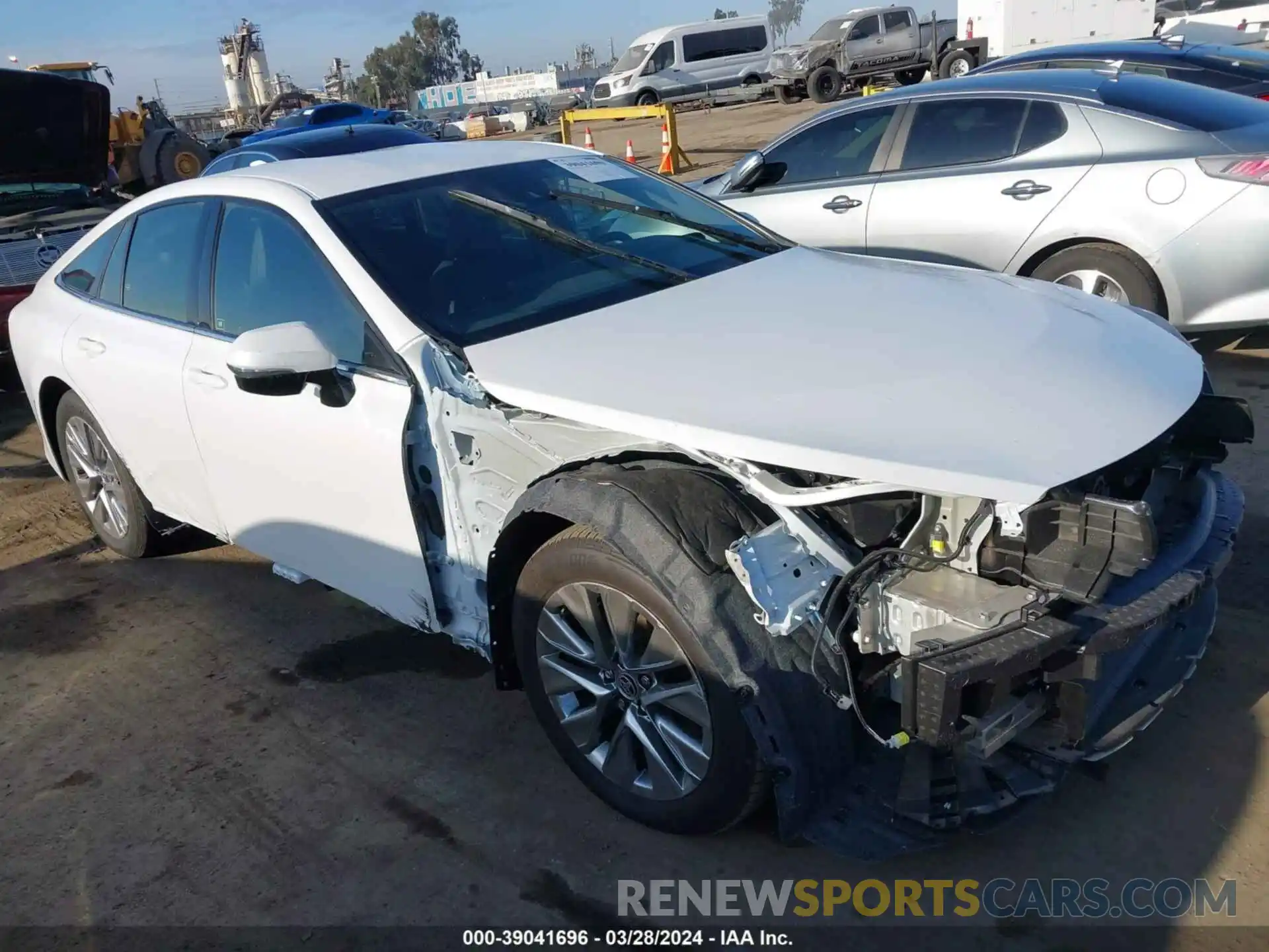 1 Photograph of a damaged car JTDAAAAA0PA009221 TOYOTA MIRAI 2023