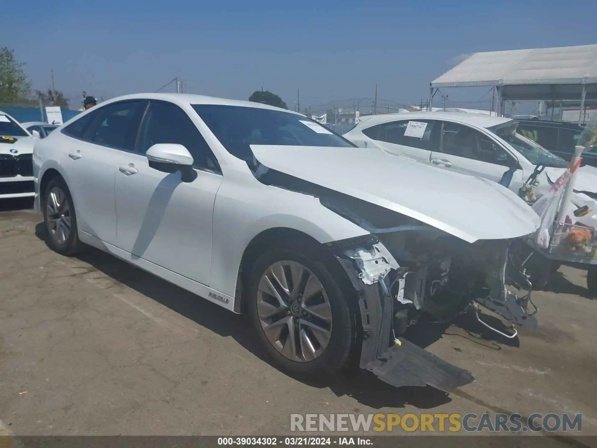 1 Photograph of a damaged car JTDAAAAA0PA009784 TOYOTA MIRAI 2023