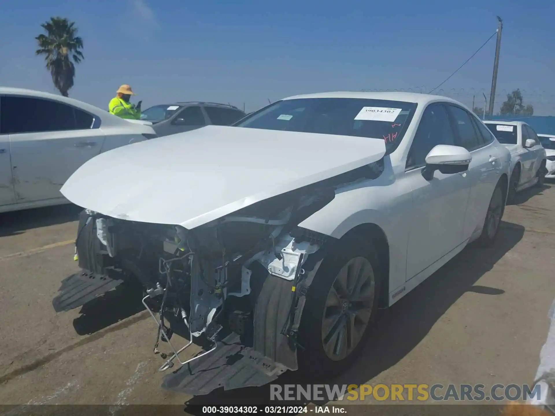 2 Photograph of a damaged car JTDAAAAA0PA009784 TOYOTA MIRAI 2023