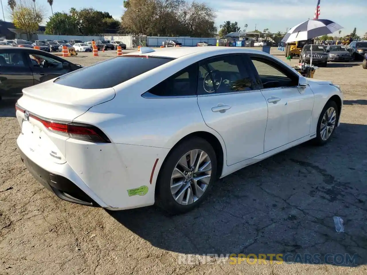 3 Photograph of a damaged car JTDAAAAA7NA006474 TOYOTA MIRAI LE 2022