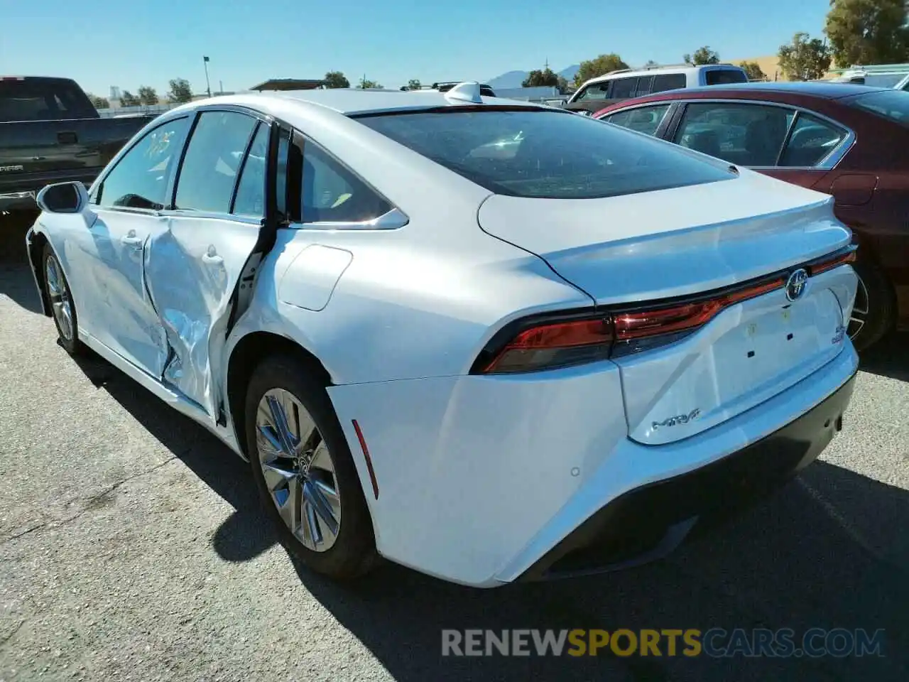 3 Photograph of a damaged car JTDAAAAA9NA005018 TOYOTA MIRAI LE 2022