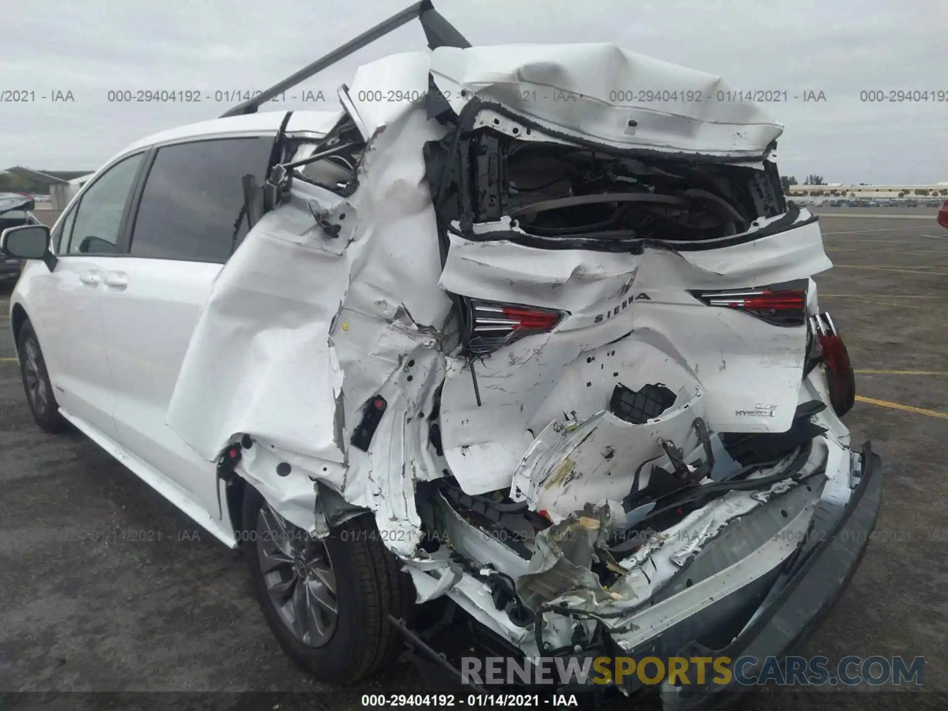 6 Photograph of a damaged car 5TDKRKEC3MS003961 TOYOTA OTHER 2021