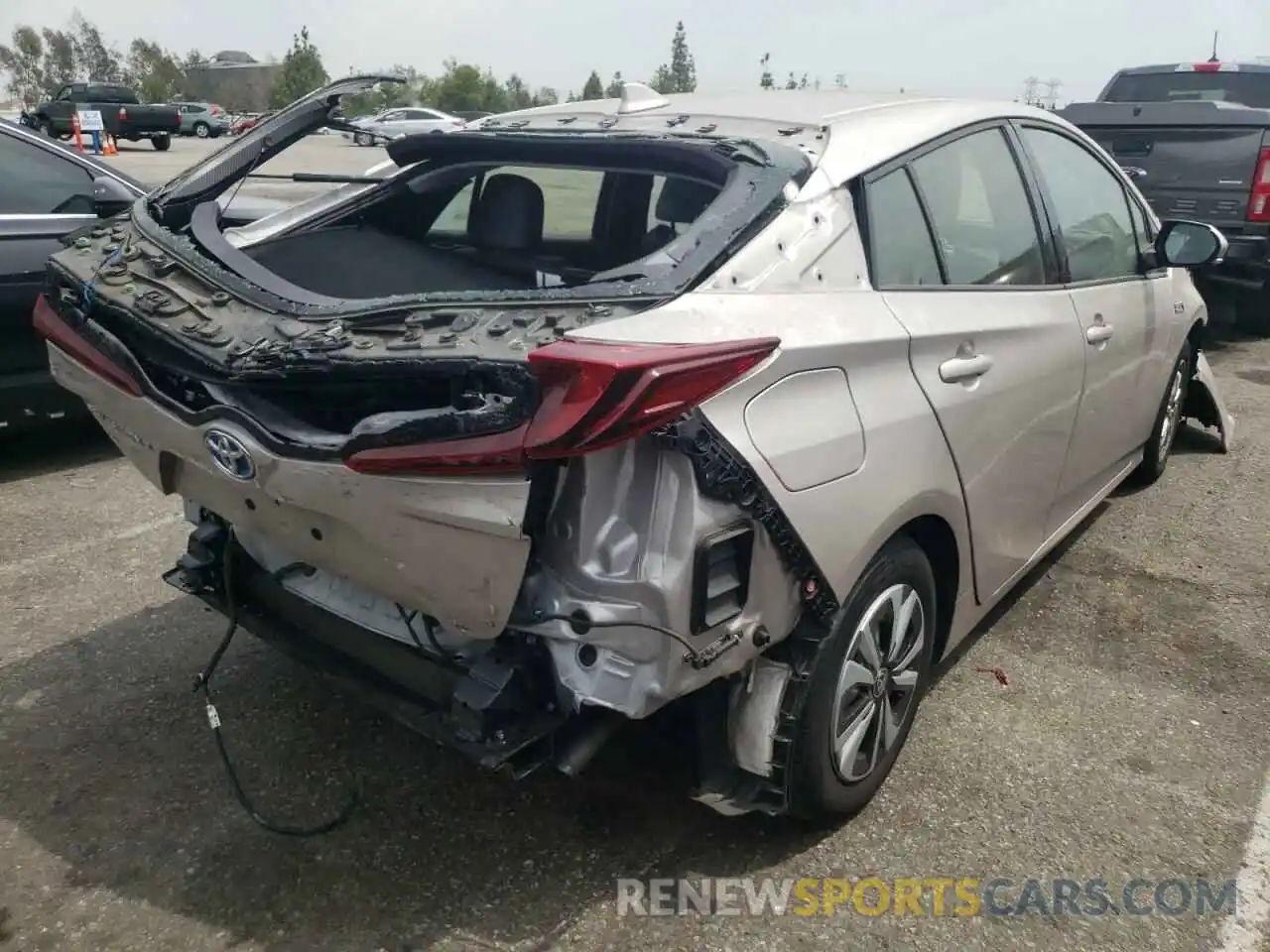 4 Photograph of a damaged car JTDKARFP0K3110207 TOYOTA PRIUS 2019