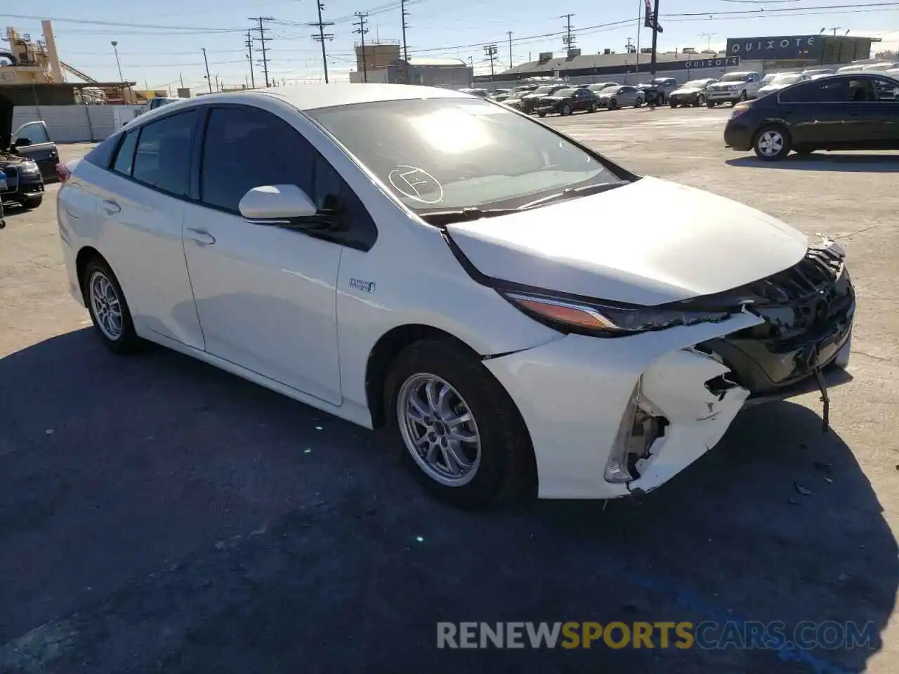 1 Photograph of a damaged car JTDKARFP0K3113978 TOYOTA PRIUS 2019