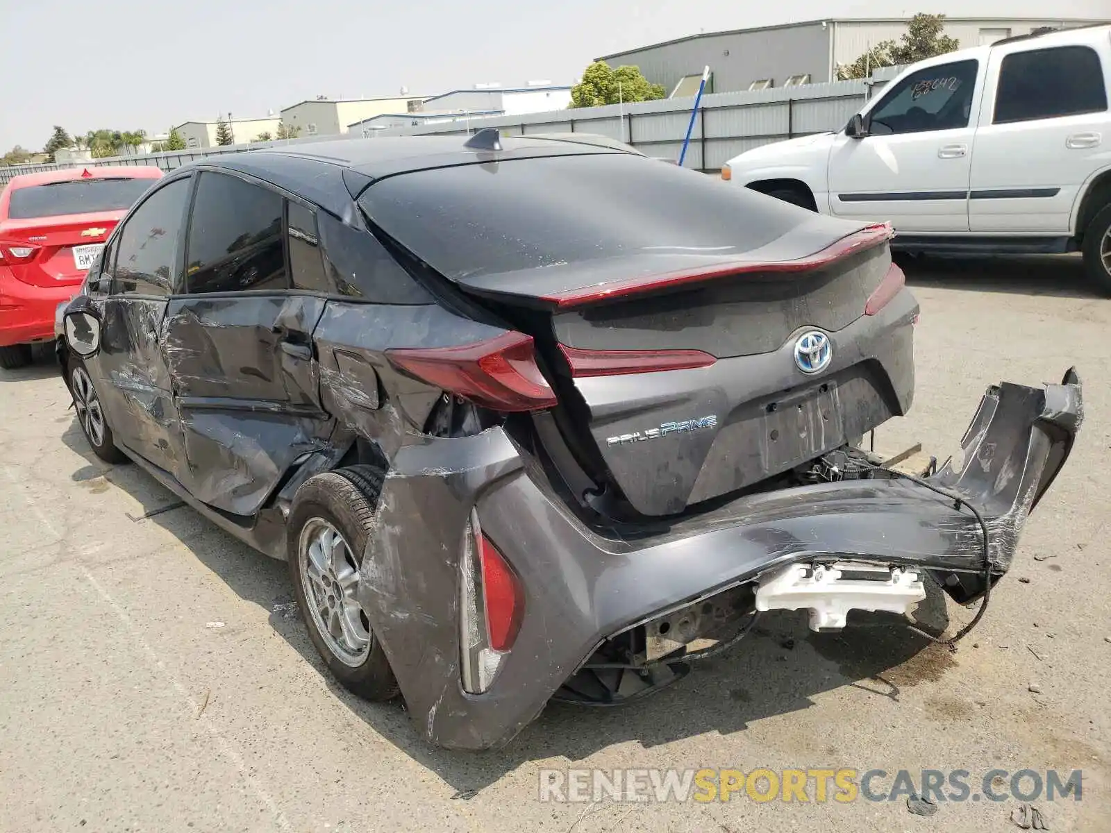 3 Photograph of a damaged car JTDKARFP0K3117058 TOYOTA PRIUS 2019