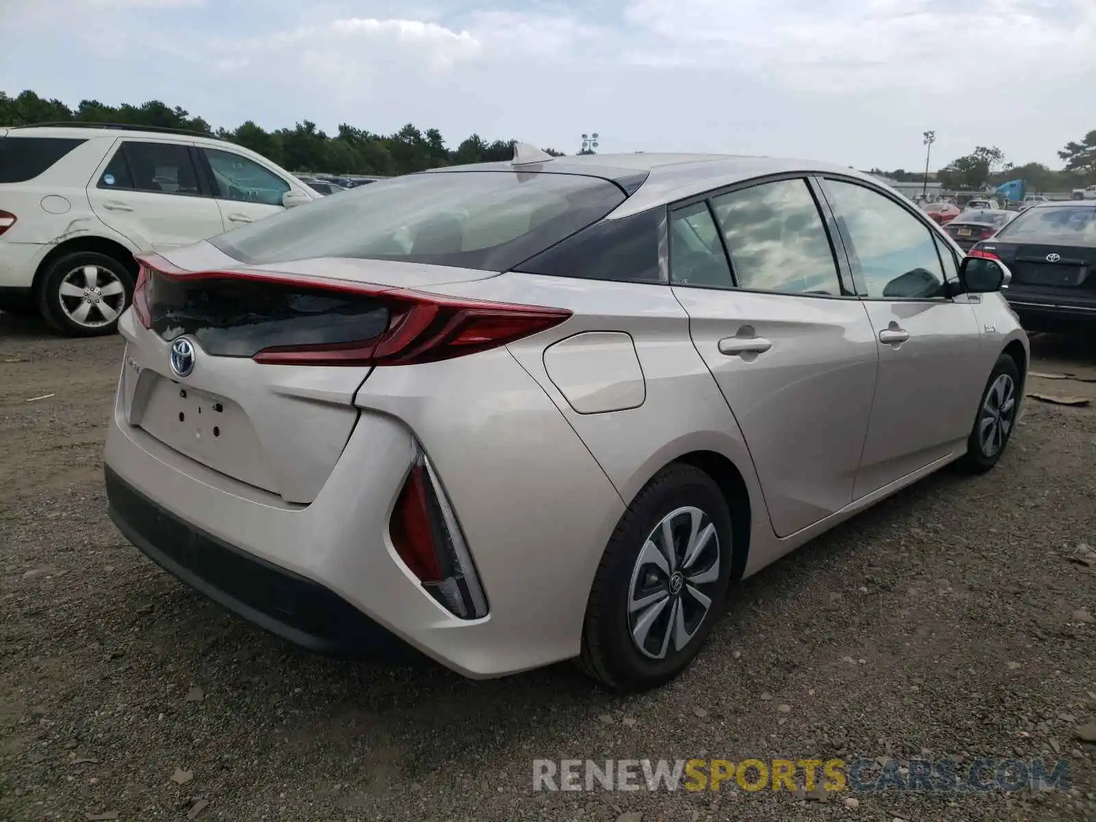 4 Photograph of a damaged car JTDKARFP0K3117156 TOYOTA PRIUS 2019