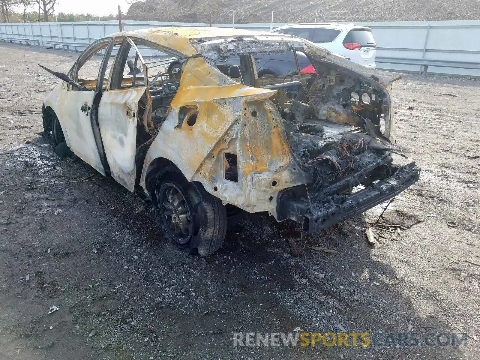 3 Photograph of a damaged car JTDKARFP0K3117366 TOYOTA PRIUS 2019