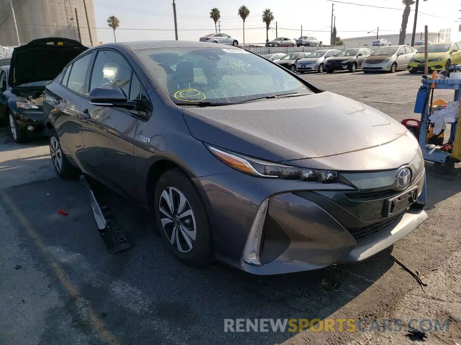 1 Photograph of a damaged car JTDKARFP0K3117951 TOYOTA PRIUS 2019