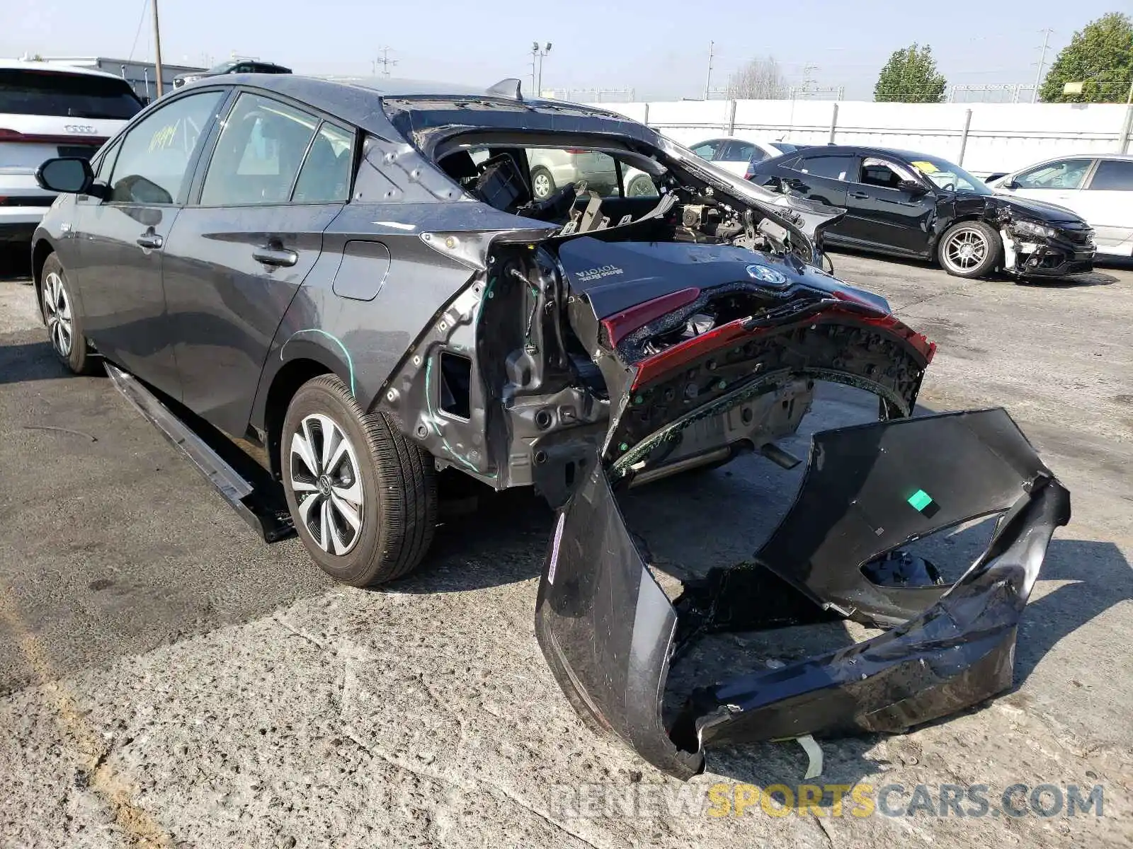 3 Photograph of a damaged car JTDKARFP0K3117951 TOYOTA PRIUS 2019