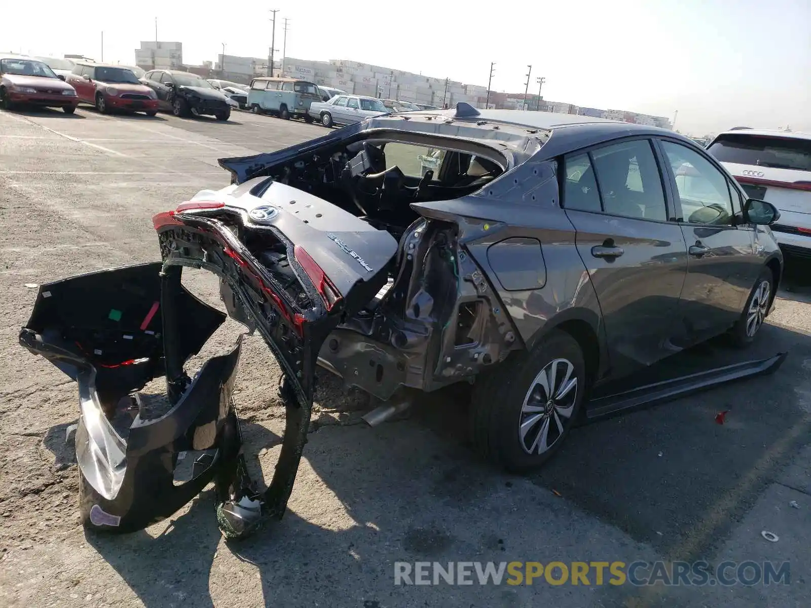 4 Photograph of a damaged car JTDKARFP0K3117951 TOYOTA PRIUS 2019