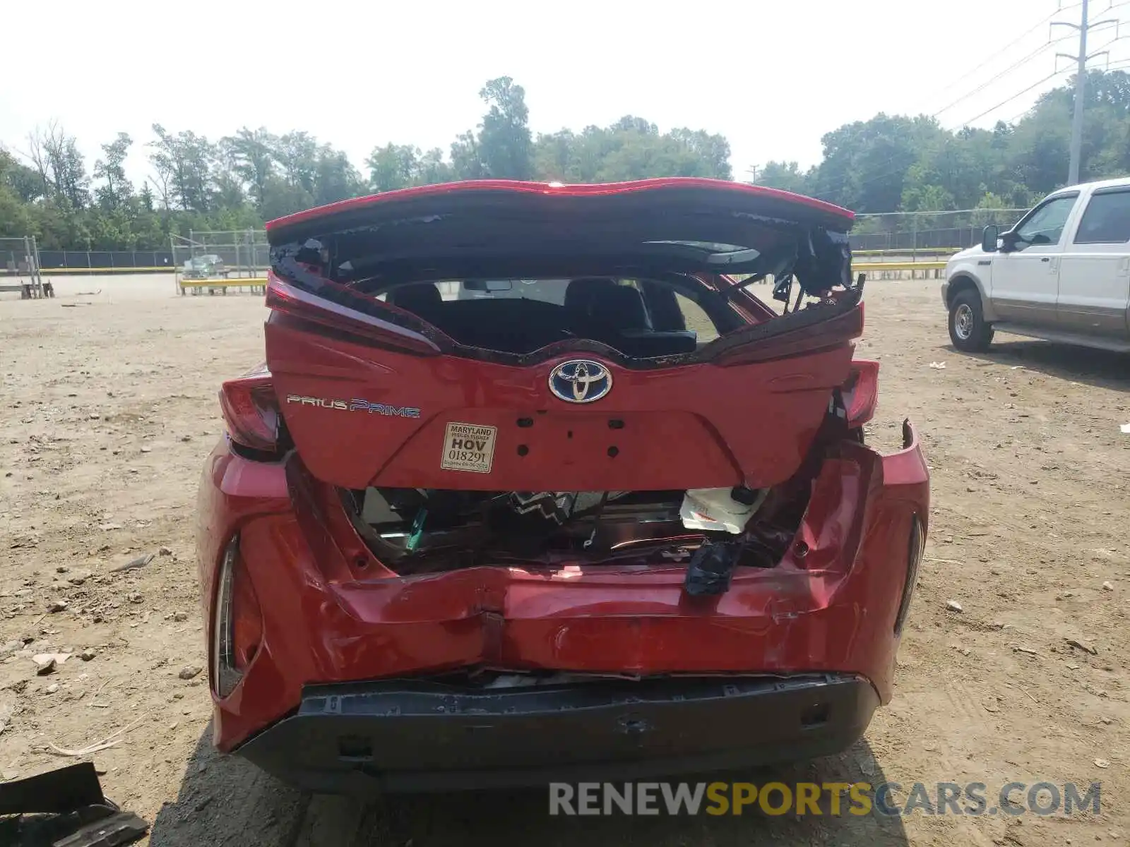 9 Photograph of a damaged car JTDKARFP0K3119585 TOYOTA PRIUS 2019