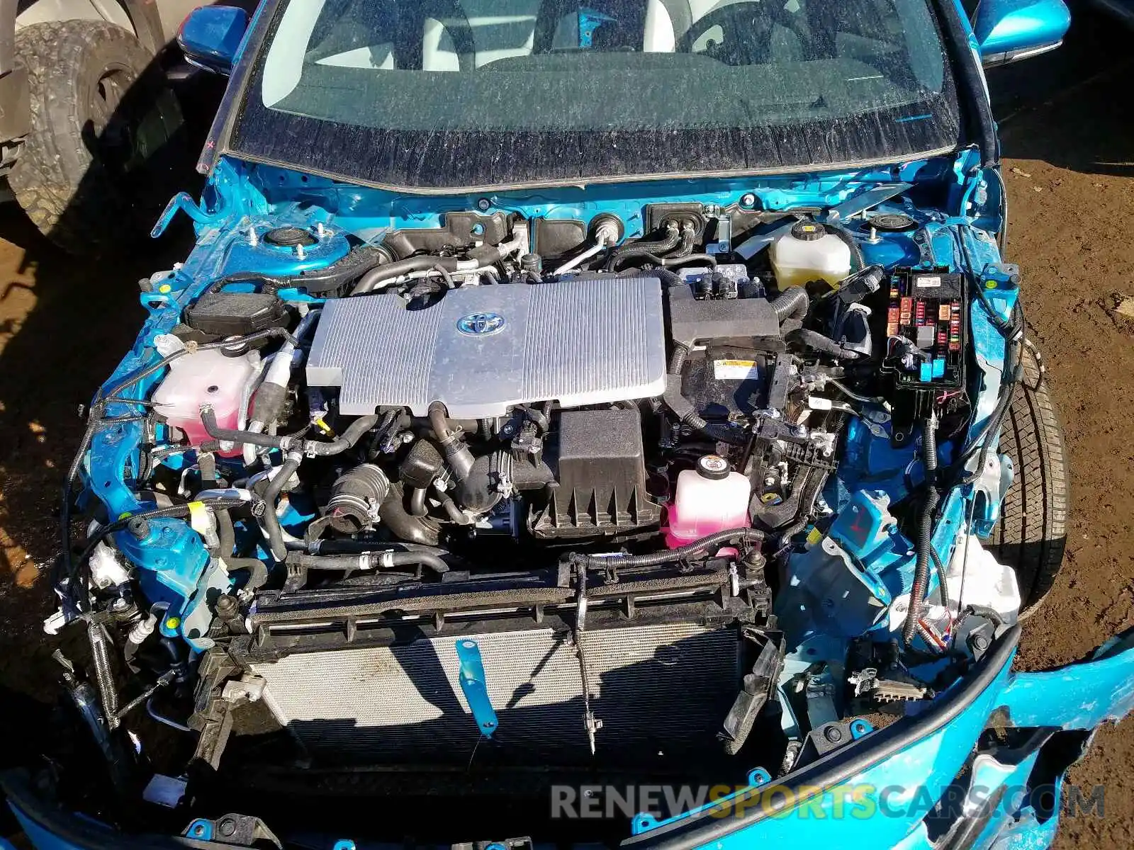 7 Photograph of a damaged car JTDKARFP1K3105811 TOYOTA PRIUS 2019