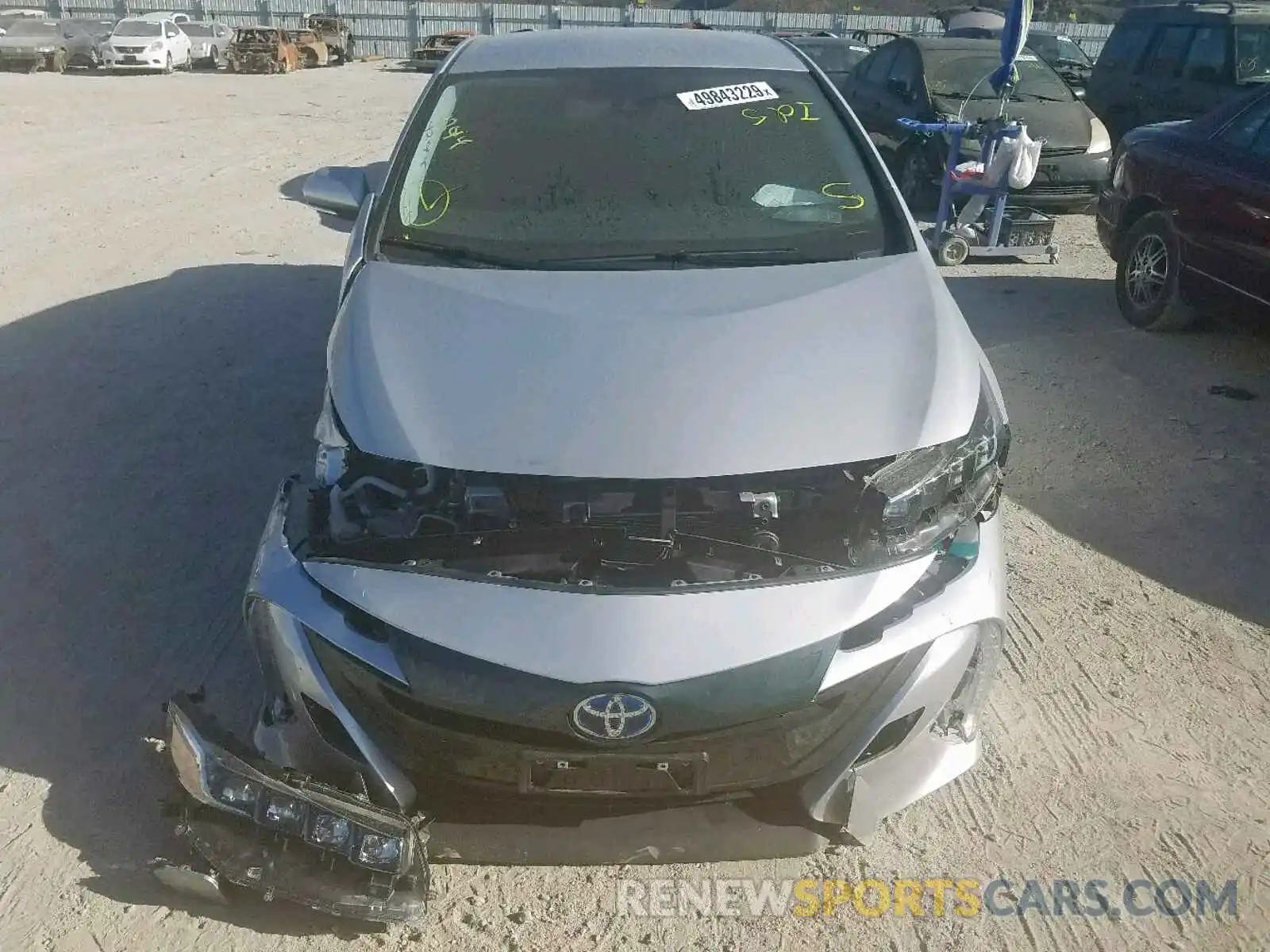 9 Фотография поврежденного автомобиля JTDKARFP1K3107574 TOYOTA PRIUS 2019