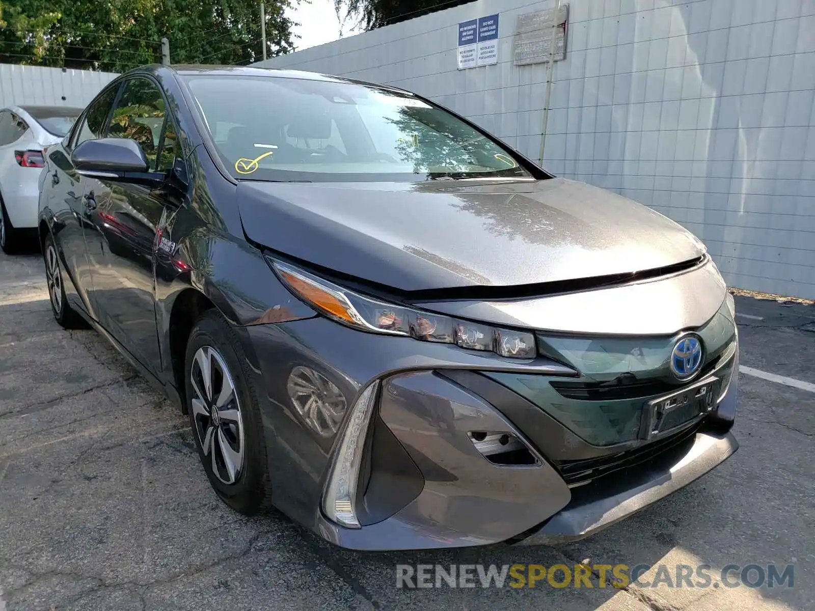 1 Photograph of a damaged car JTDKARFP1K3108661 TOYOTA PRIUS 2019