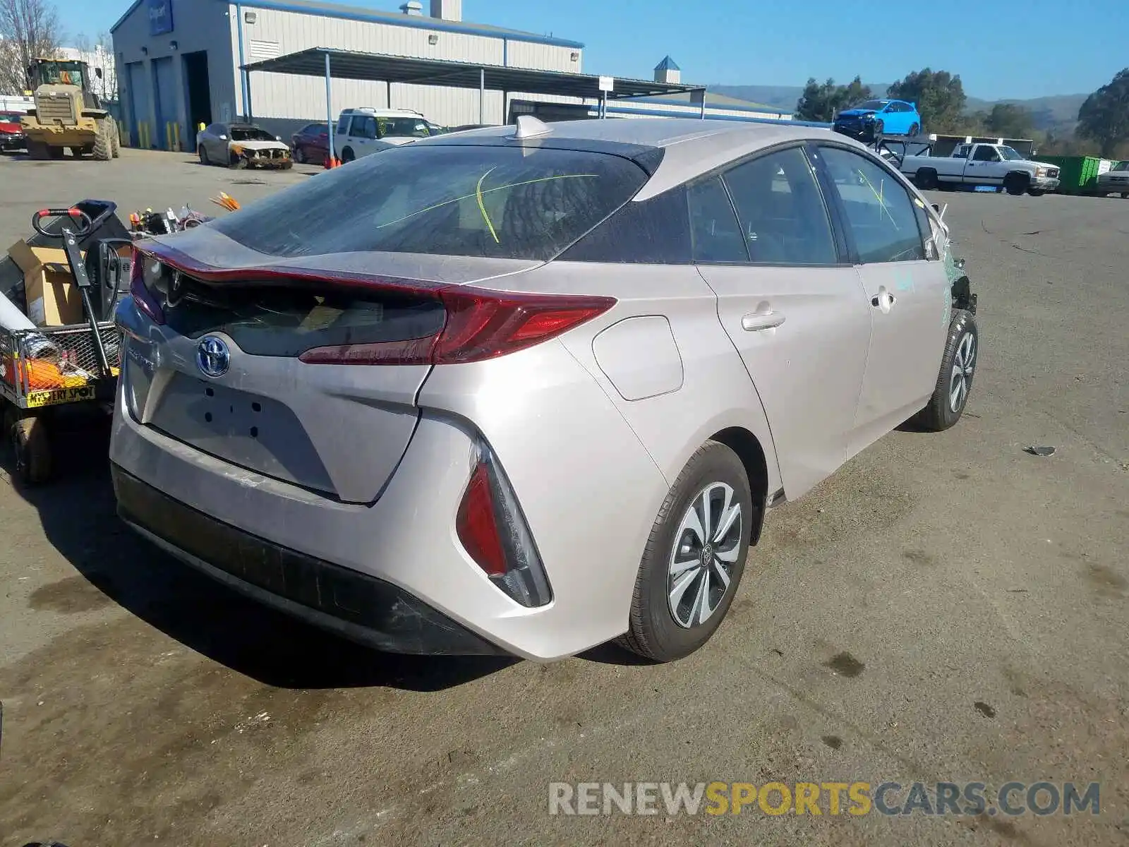 4 Photograph of a damaged car JTDKARFP1K3109535 TOYOTA PRIUS 2019