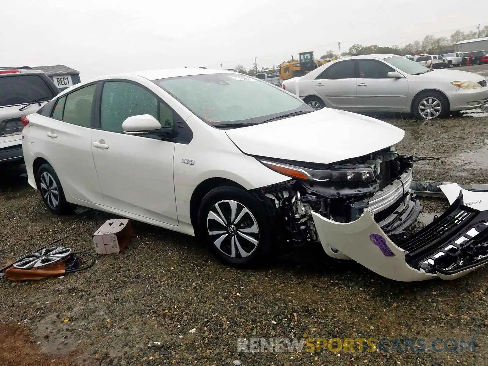 1 Photograph of a damaged car JTDKARFP1K3112127 TOYOTA PRIUS 2019