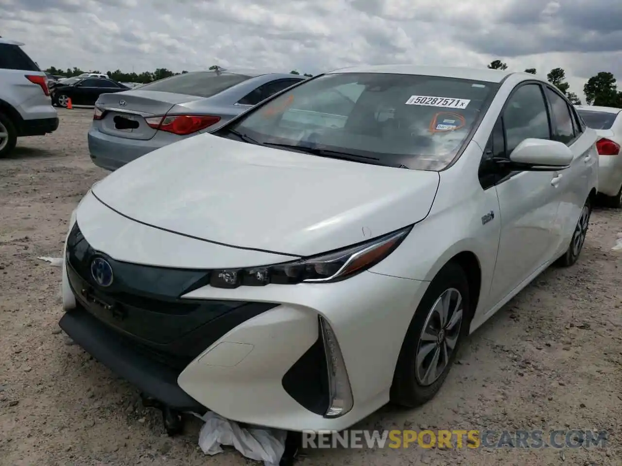 2 Photograph of a damaged car JTDKARFP1K3115321 TOYOTA PRIUS 2019