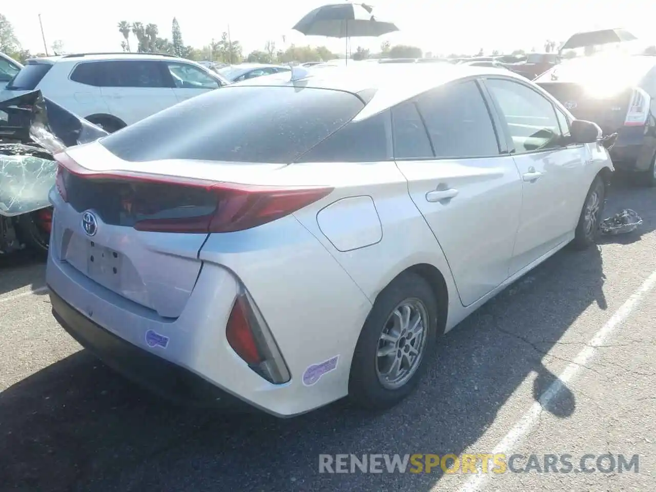 4 Photograph of a damaged car JTDKARFP1K3117246 TOYOTA PRIUS 2019