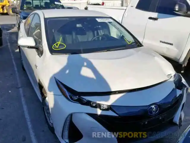 1 Photograph of a damaged car JTDKARFP1K3117263 TOYOTA PRIUS 2019