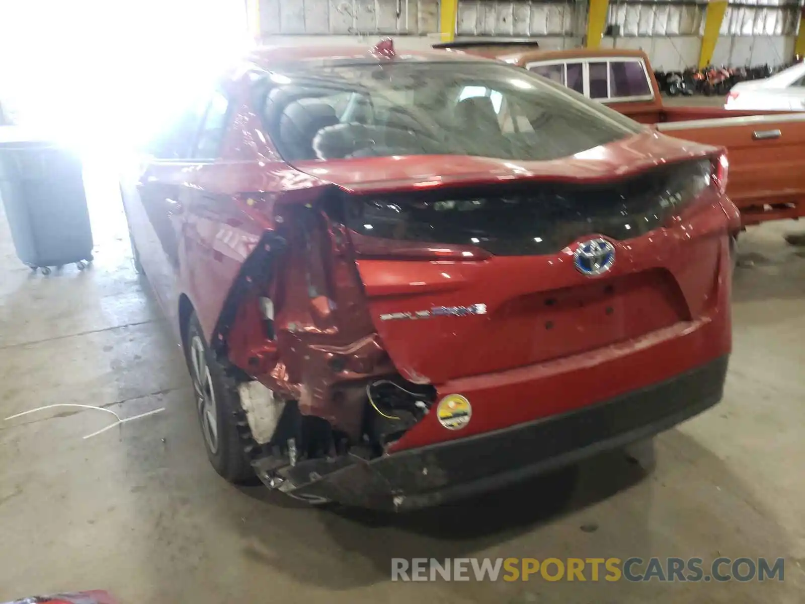 9 Photograph of a damaged car JTDKARFP1K3117828 TOYOTA PRIUS 2019