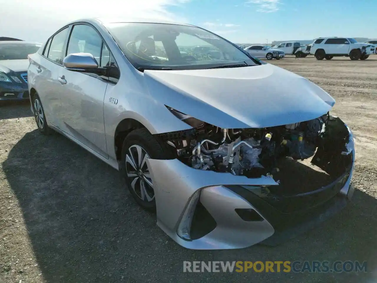 1 Photograph of a damaged car JTDKARFP1K3119000 TOYOTA PRIUS 2019