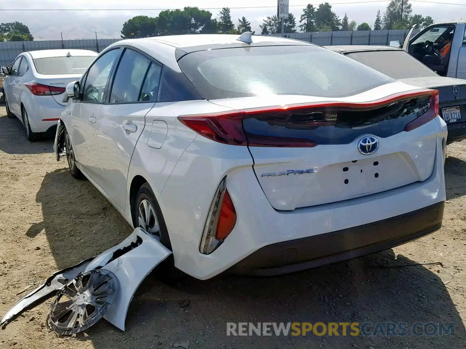 3 Photograph of a damaged car JTDKARFP1K3119594 TOYOTA PRIUS 2019