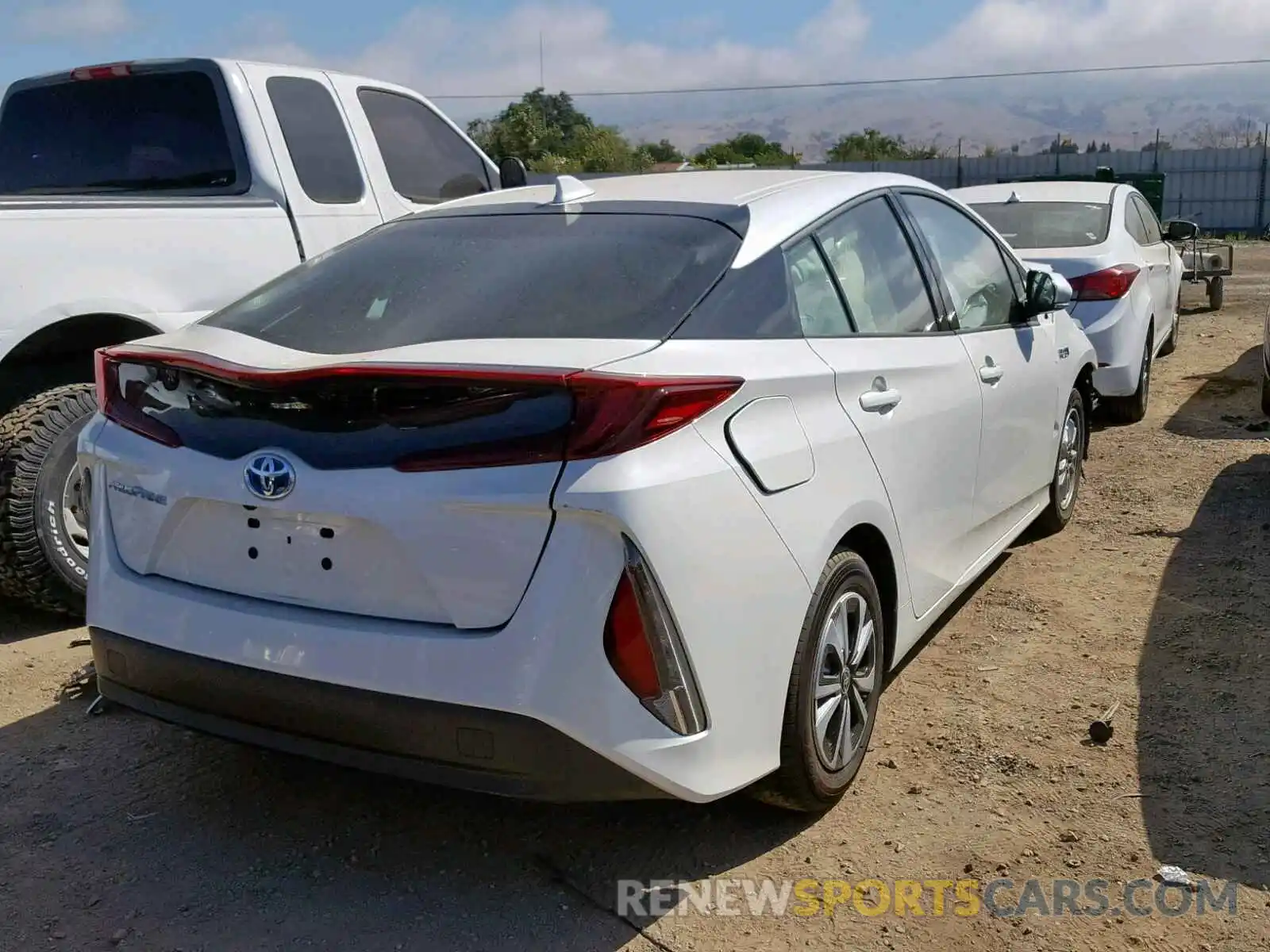 4 Photograph of a damaged car JTDKARFP1K3119594 TOYOTA PRIUS 2019