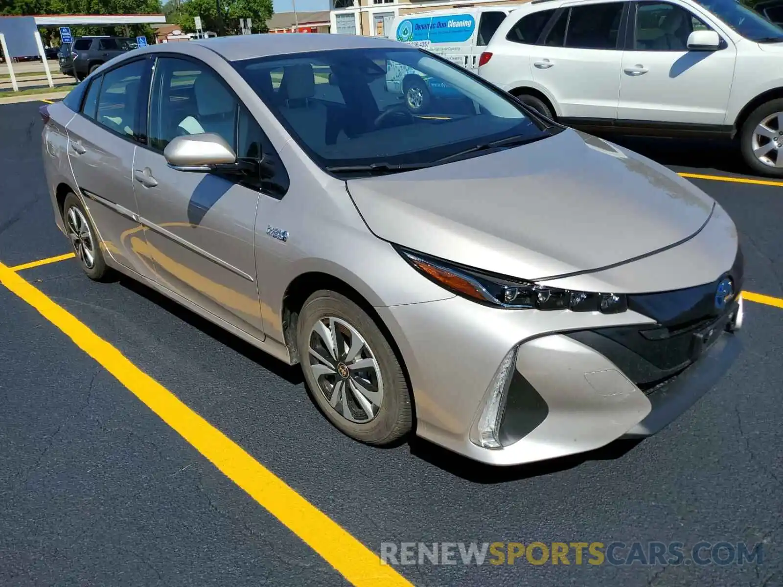 1 Photograph of a damaged car JTDKARFP1K3119630 TOYOTA PRIUS 2019