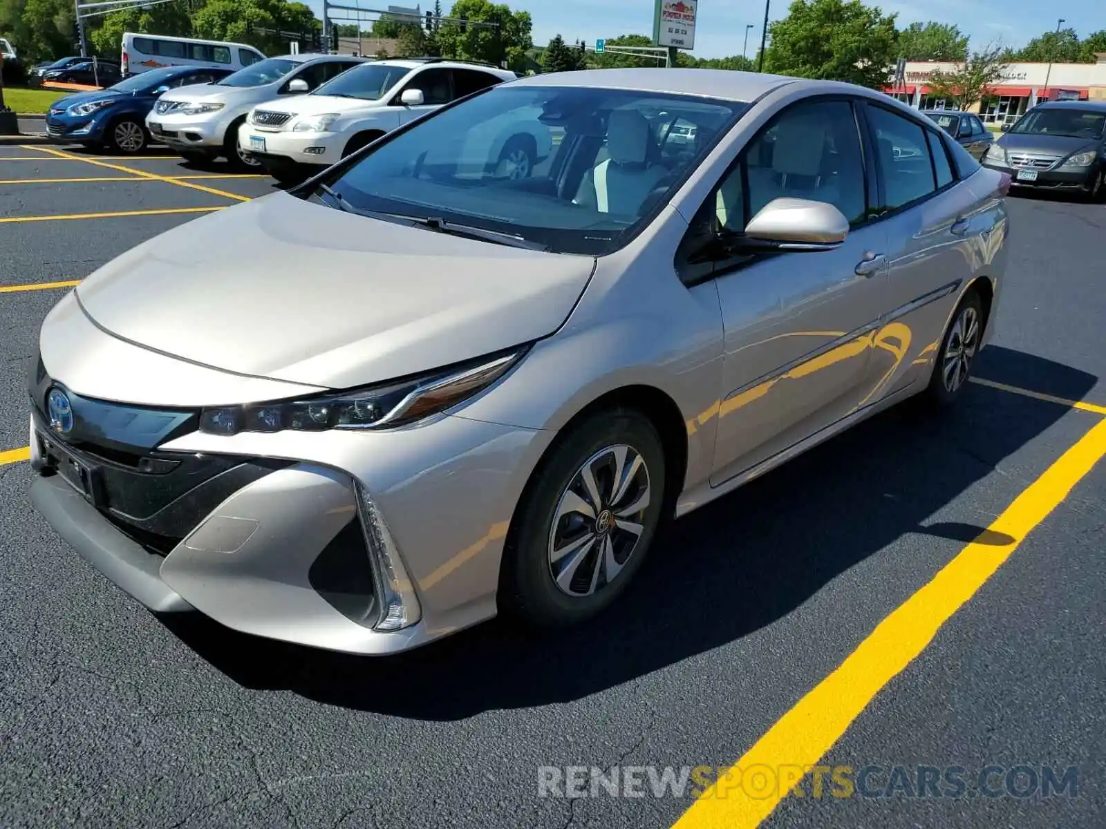 2 Photograph of a damaged car JTDKARFP1K3119630 TOYOTA PRIUS 2019