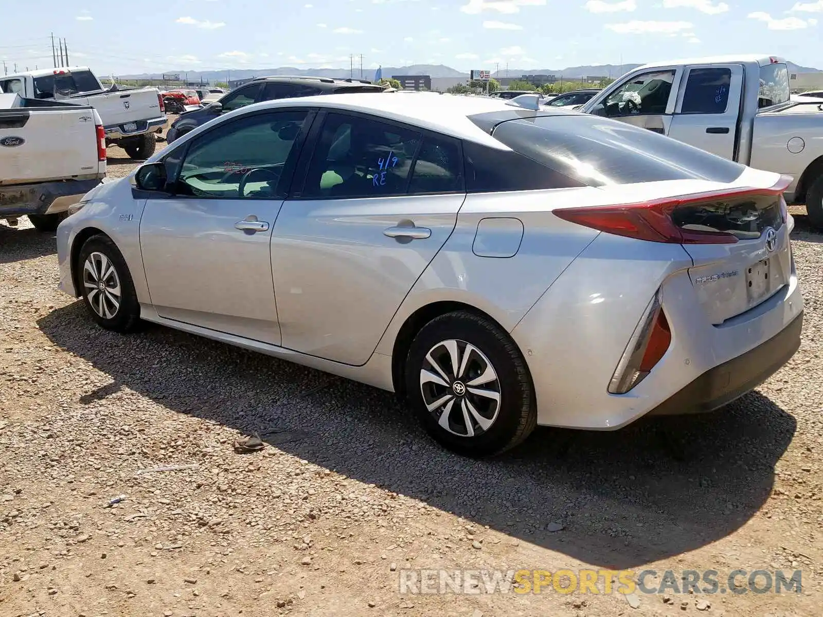 3 Photograph of a damaged car JTDKARFP2K3105378 TOYOTA PRIUS 2019