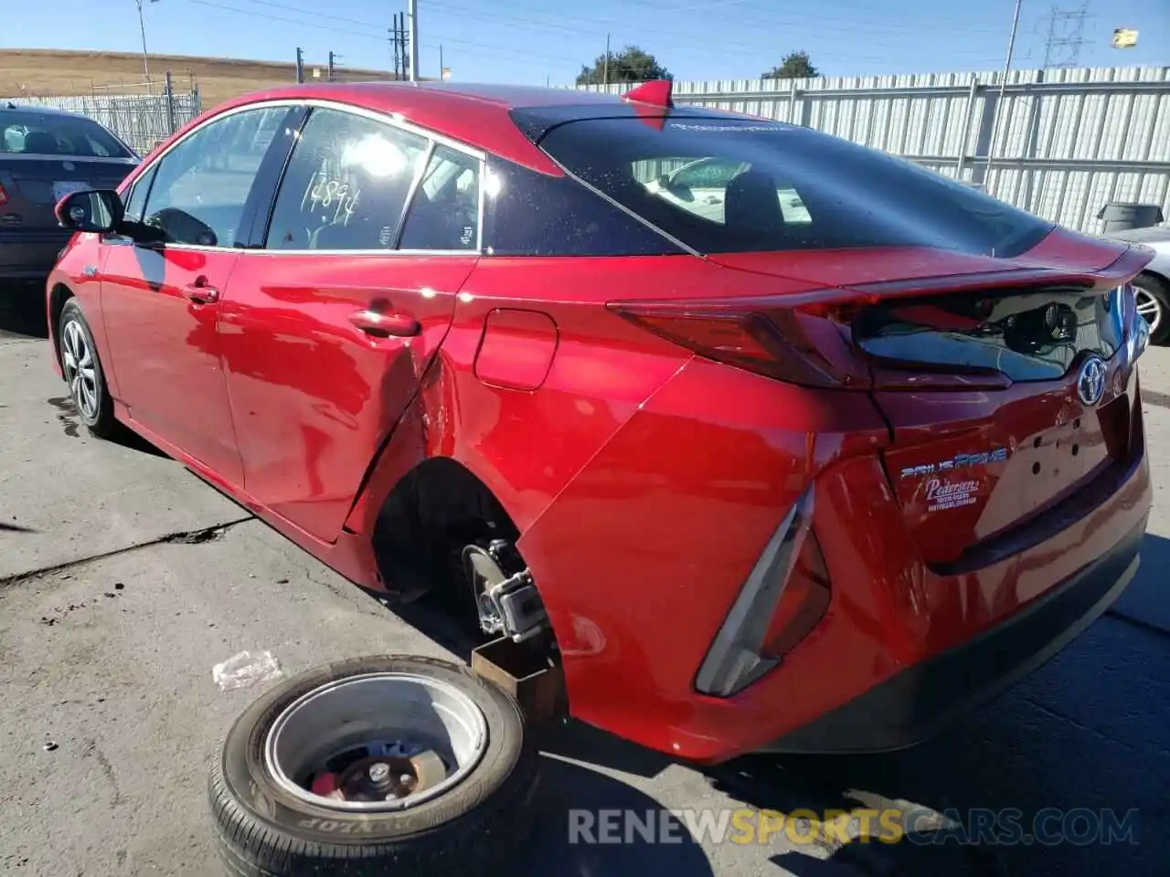 3 Photograph of a damaged car JTDKARFP2K3105672 TOYOTA PRIUS 2019