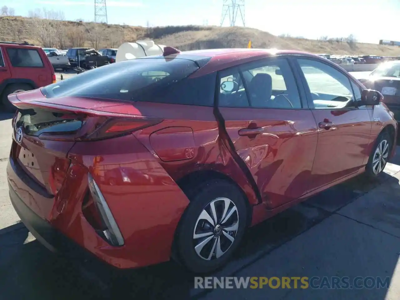 4 Photograph of a damaged car JTDKARFP2K3105672 TOYOTA PRIUS 2019