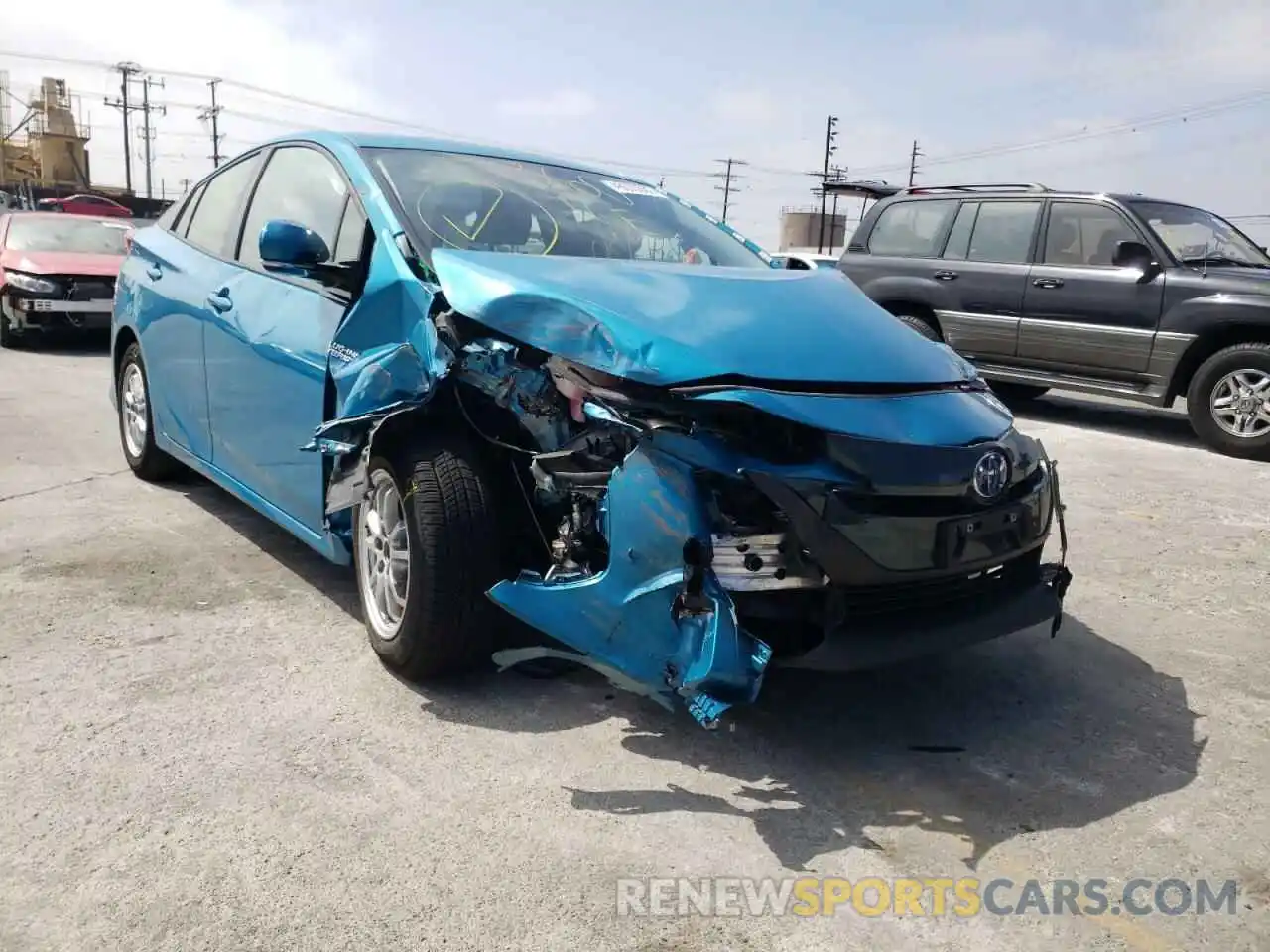 1 Photograph of a damaged car JTDKARFP2K3111360 TOYOTA PRIUS 2019