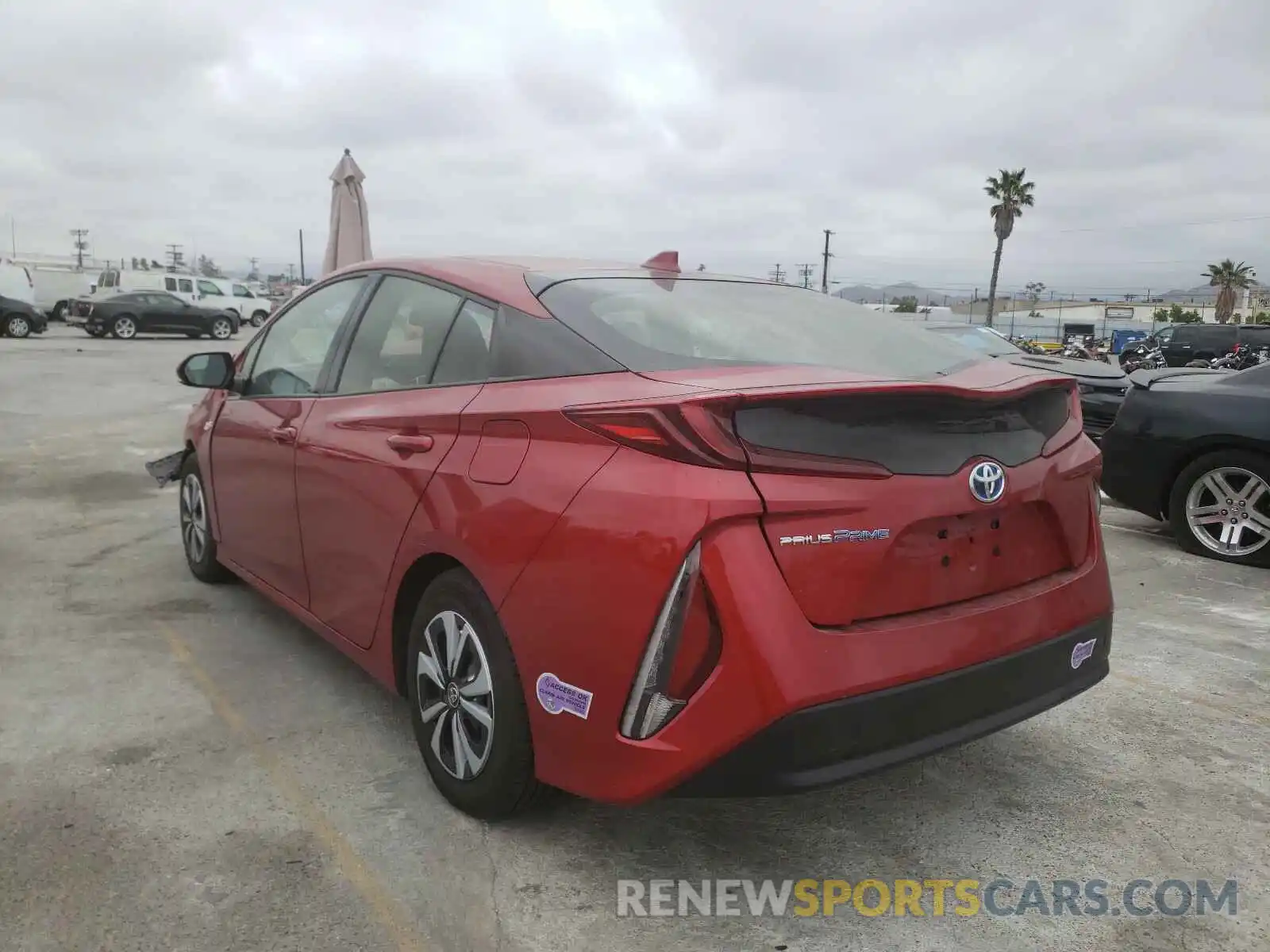 3 Photograph of a damaged car JTDKARFP2K3112010 TOYOTA PRIUS 2019