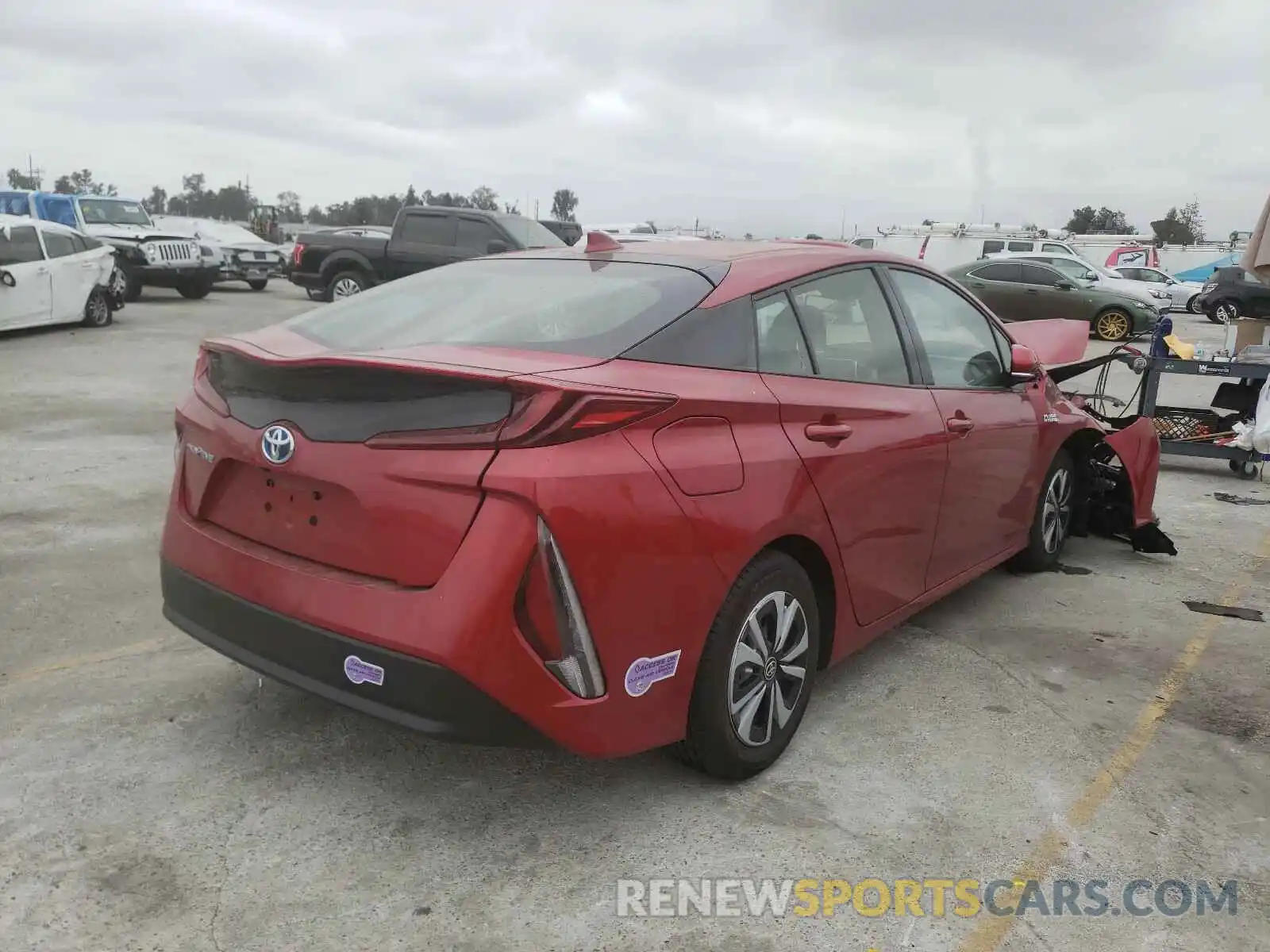 4 Photograph of a damaged car JTDKARFP2K3112010 TOYOTA PRIUS 2019