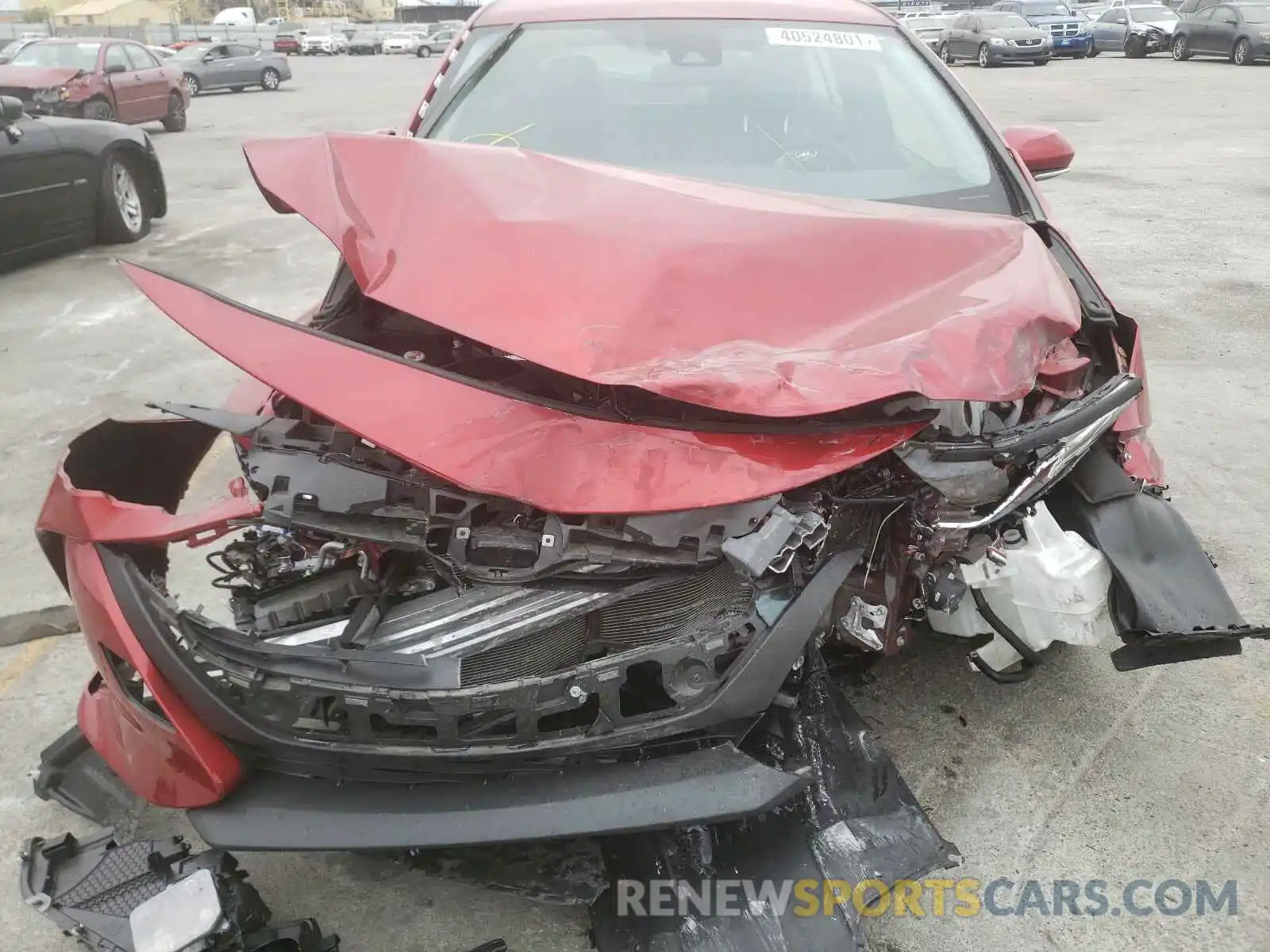 9 Photograph of a damaged car JTDKARFP2K3112010 TOYOTA PRIUS 2019